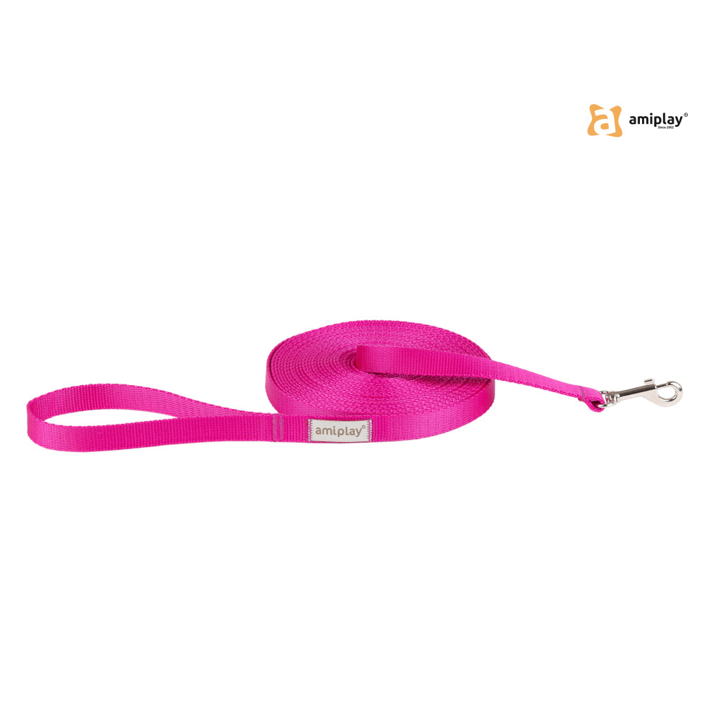 AMIPLAY SMYCZ TRENINGOWA SAMBA S 10M RÓŻOWA AMIPLAY SMYCZ TRENINGOWA SAMBA S 10M RÓŻOWA