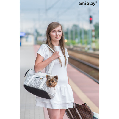 AMIPLAY TORBA TRANSPORTOWA MORGAN L BIAŁY