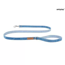 AMIPLAY SMYCZ DENIM XL 140cm NIEBIESKI