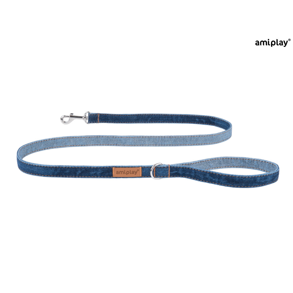 AMIPLAY SMYCZ DENIM S 140cm GRANATOWY AMIPLAY SMYCZ DENIM S 140cm GRANATOWY