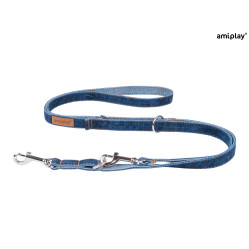 AMIPLAY SMYCZ 6 IN 1 DENIM S 100-200cm GRANATOWY