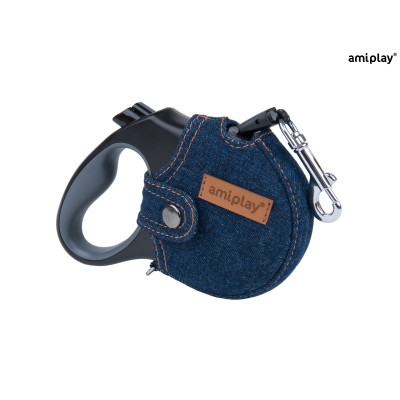 AMIPLAY DENIM SMYCZ AUTOMATYCZNA Z OBUDOWĄ L GRANATOWY