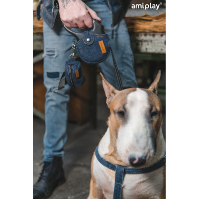 AMIPLAY DENIM SMYCZ AUTOMATYCZNA Z OBUDOWĄ L GRANATOWY