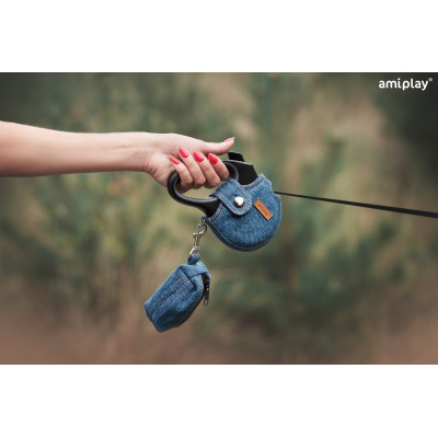 AMIPLAY DENIM SMYCZ AUTOMATYCZNA Z OBUDOWĄ L GRANATOWY
