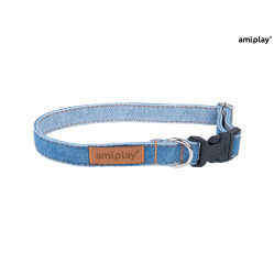 AMIPLAY OBROŻA REGULOWANA DENIM XL NIEBIESKI