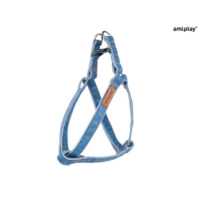 AMIPLAY SZELKI REGULOWANE DENIM M NIEBIESKI