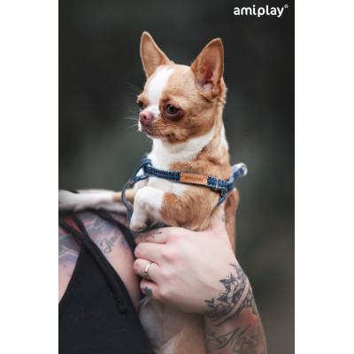 AMIPLAY SZELKI REGULOWANE DENIM M NIEBIESKI