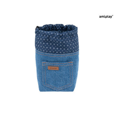 AMIPLAY TOREBKA NA PRZYSMAKI DENIM NIEBIESKI