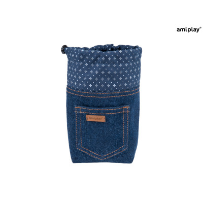 AMIPLAY TOREBKA NA PRZYSMAKI DENIM GRANATOWY