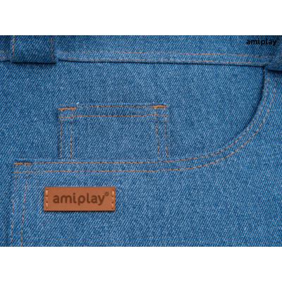 AMIPLAY TORBA TRANSPORTOWA DENIM L NIEBIESKI