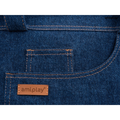 AMIPLAY TORBA TRANSPORTOWA DENIM L GRANATOWY