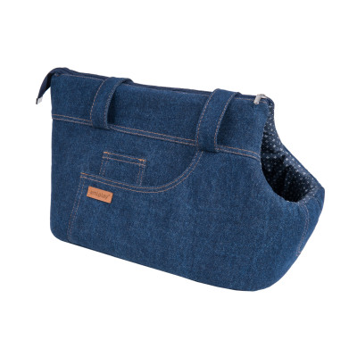 AMIPLAY TORBA TRANSPORTOWA DENIM L GRANATOWY