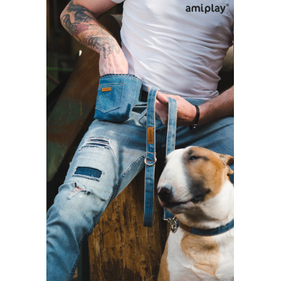 AMIPLAY TOREBKA NA PRZYSMAKI DENIM NIEBIESKI