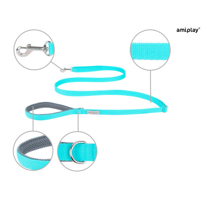 AMIPLAY SMYCZ EASY FIX SAMBA L 160-300 cm TURKUS