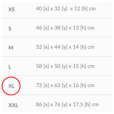 AMIPLAY LEGOWISKO OWALNE MONTANA XL NIEBIESKI
