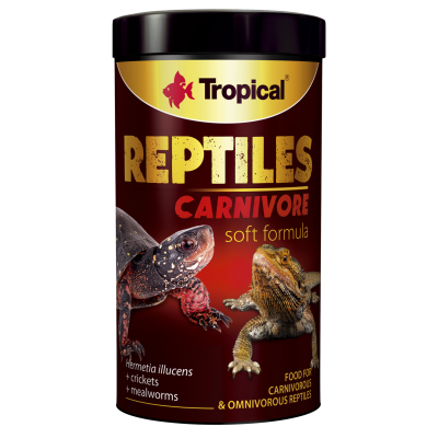 TROPICAL REPTILES CARNIVORE SOFT 1000ML/260G