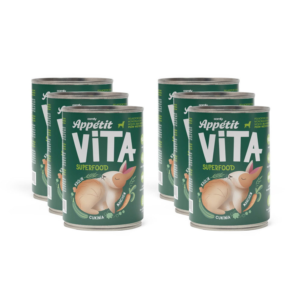 COMFY APPETIT VITA KRÓLIK 6x400G COMFY APPETIT VITA KRÓLIK 6x400G