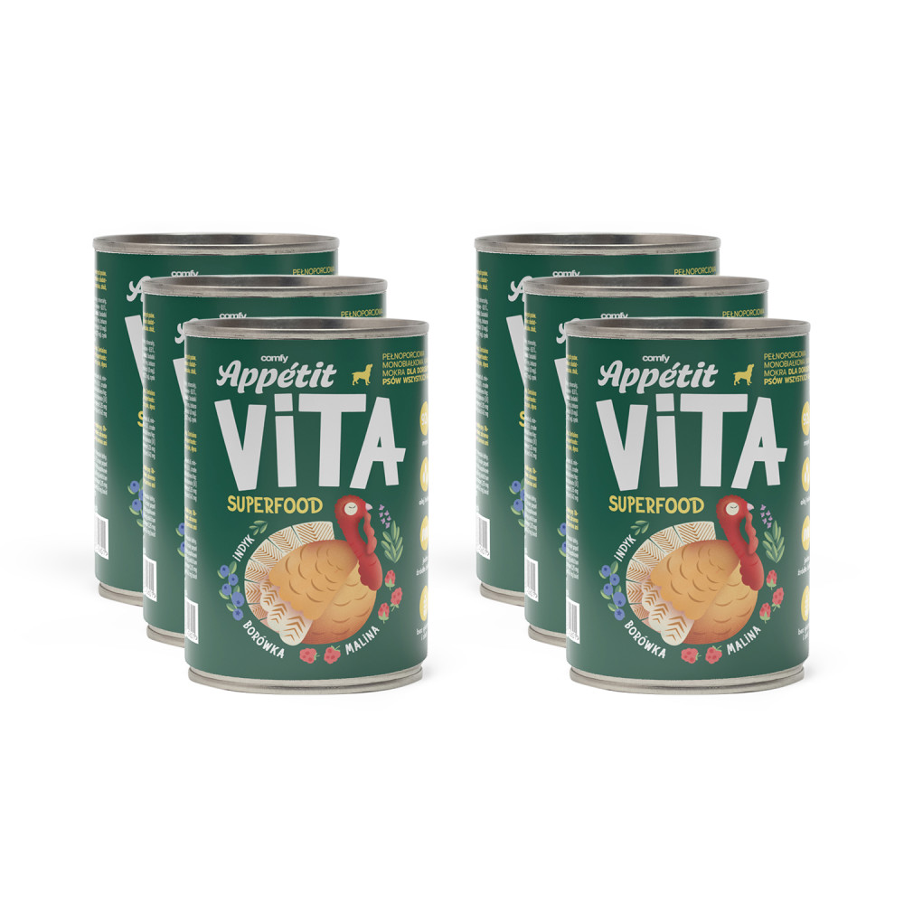 COMFY APPETIT VITA INDYK 6x400G COMFY APPETIT VITA INDYK 6x400G