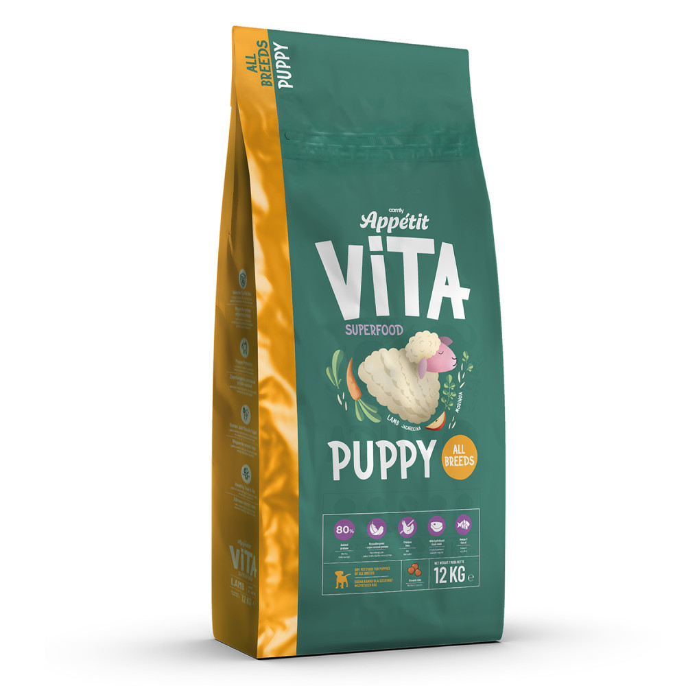 COMFY APPETIT VITA PUPPY LAMB 12KG