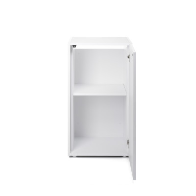 AQUAEL ZESTAW AKWARIOWY GLOSSY CUBE ST 50 D&N BIAŁY + SZAFKA