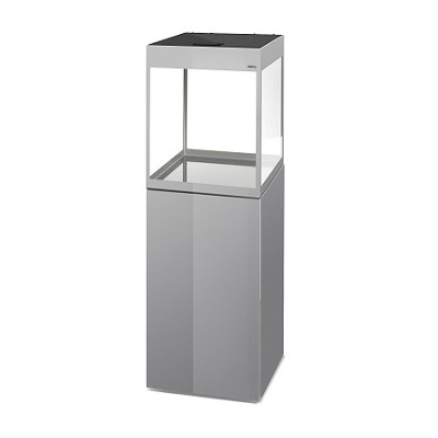 AQUAEL ZESTAW AKWARIOWY GLOSSY ST CUBE D&N SZARY + SZAFKA GLOSSY
