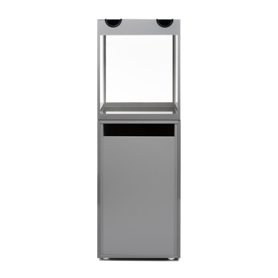 AQUAEL ZESTAW AKWARIOWY GLOSSY ST CUBE D&N SZARY + SZAFKA