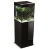 AQUAEL ZESTAW AKWARIOWY GLOSSY CUBE ST 50 D&N CZARNY + SZAFKA GLOSSY