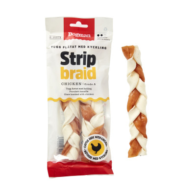 DOGMAN PIES STRIP BRAID KURCZAK 70 g