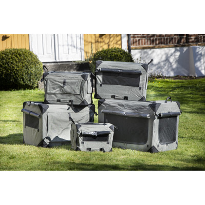 DOGMAN TRANSPORTER MILLOU M 60x42x42 cm SZARY