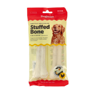 DOGMAN PIES STUFFED BONE KURCZAK 2PACK 160 g