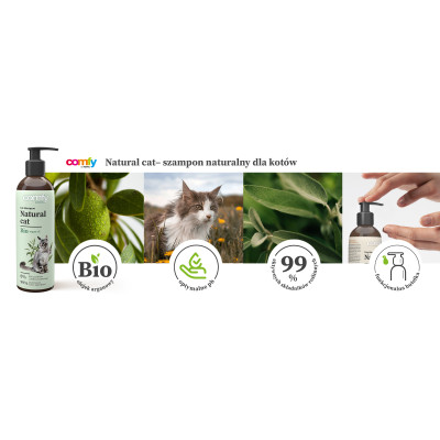 COMFY SZAMPON NATURAL CAT 250ML