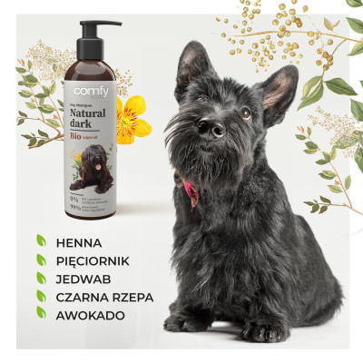 COMFY SZAMPON NATURAL DARK 250ML