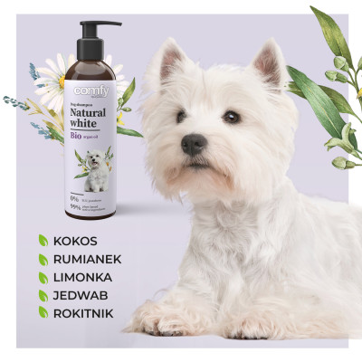 COMFY SZAMPON NATURAL WHITE 250ML