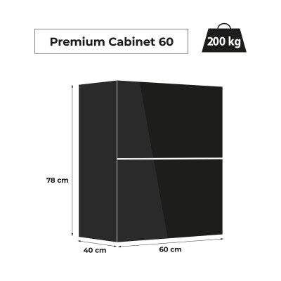 AQUAEL SZAFKA PREMIUM 60 CZARNA