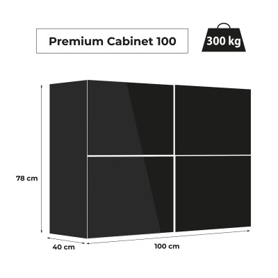 AQUAEL SZAFKA PREMIUM 100 CZARNA
