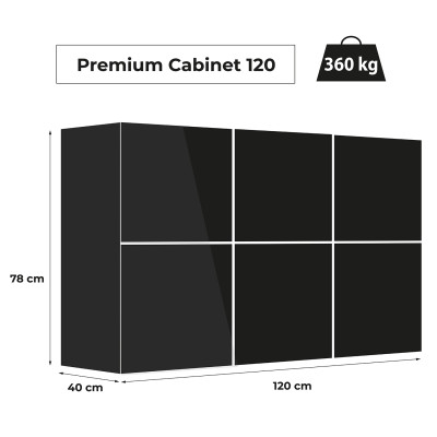 AQUAEL SZAFKA PREMIUM 120 CZARNA