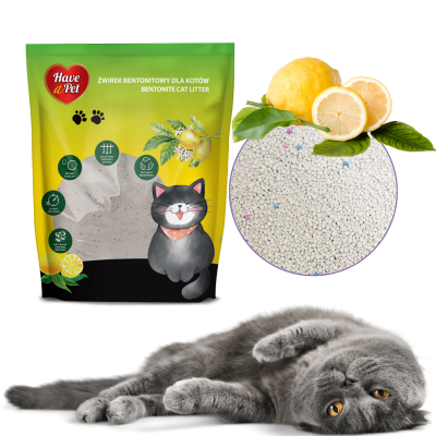 HAVE A PET ŻWIREK BENTONITOWY CYTRYNOWY 10L