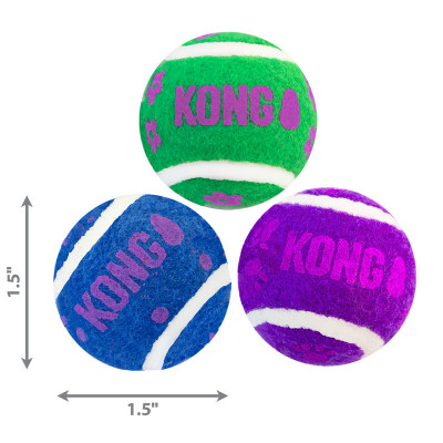 KONG CAT ACTIVE TENNIS BALLS WITH BELLS