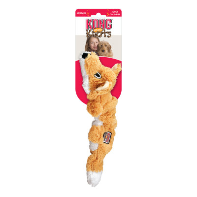 KONG TOYS KNOTS SCRUNCH FOX S/M