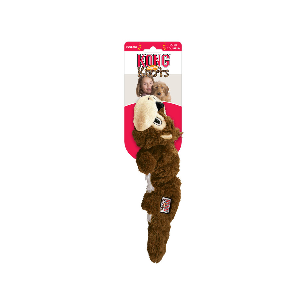 KONG SCRUNCH KNOTS SQUIRREL S/M KONG SCRUNCH KNOTS SQUIRREL S/M