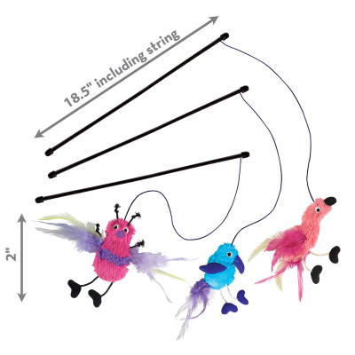 KONG TEASER FEATHER ASSORTED