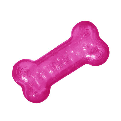KONG SQUEEZZ CRACKLE BONE ASSORTED M