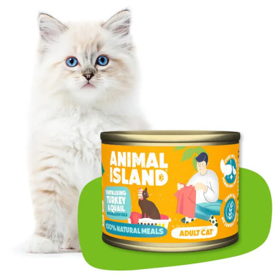ANIMAL ISLAND MOKRA KARMA DLA KOTA INDYK PRZEPIÓRKA 200G