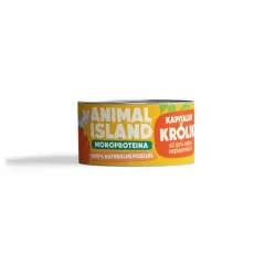 ANIMAL ISLAND MOKRA KARMA DLA KOTA KRÓLIK MONOPROTEINA 100G