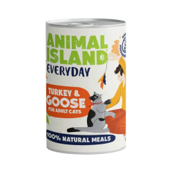 ANIMAL ISLAND MOKRA KARMA DLA KOTA INDYK GĘŚ EVERYDAY 400G