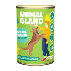 ANIMAL ISLAND MOKRA KARMA DLA PSA BAŻANT Z MARCHEWKĄ 400G