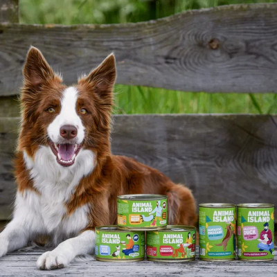 ANIMAL ISLAND MOKRA KARMA DLA PSA BAŻANT Z MARCHEWKĄ 400G