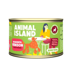 ANIMAL ISLAND MOKRA KARMA DLA PSA JELEŃ Z ZIEMNIAKAMI 400G