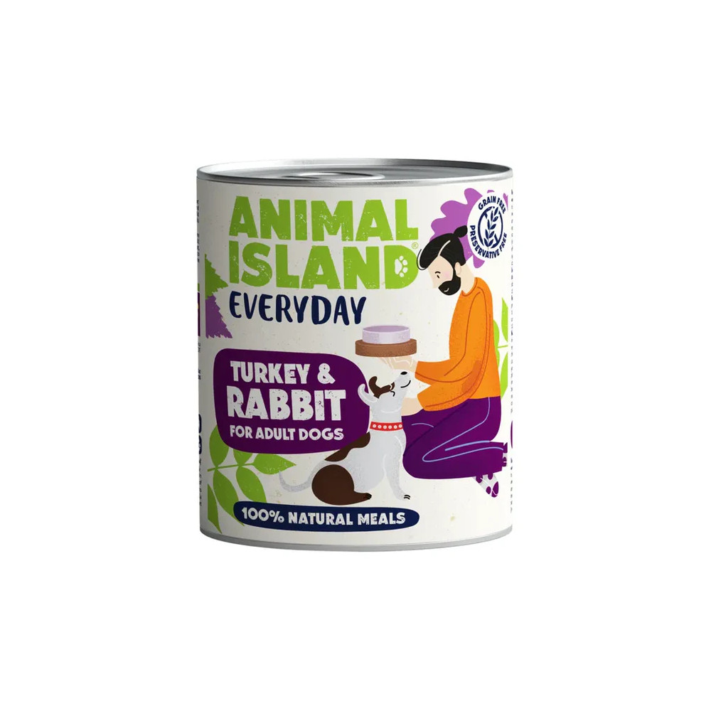 ANIMAL ISLAND MOKRA KARMA DLA PSA INDYK KRÓLIK EVERYDAY 800G ANIMAL ISLAND MOKRA KARMA DLA PSA INDYK KRÓLIK EVERYDAY 800G