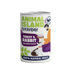 ANIMAL ISLAND MOKRA KARMA DLA PSA INDYK KRÓLIK EVERYDAY 400G